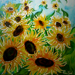 EVA SOL - Sonnenblumen - Kunstausstellung Lichtportale Kellenhusen